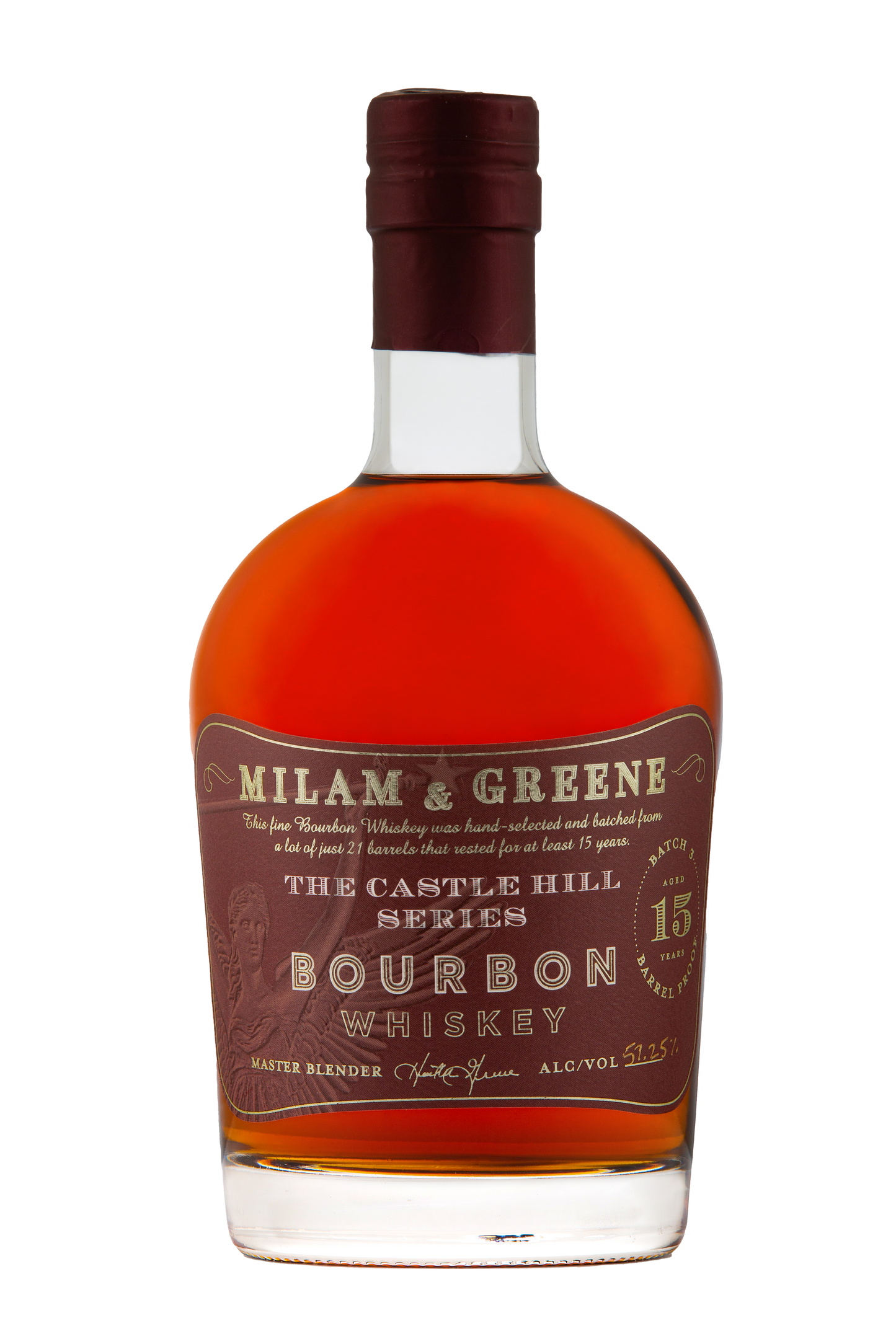 Milam and Greene Castle Hill Vintage Series Bourbon Whiskey