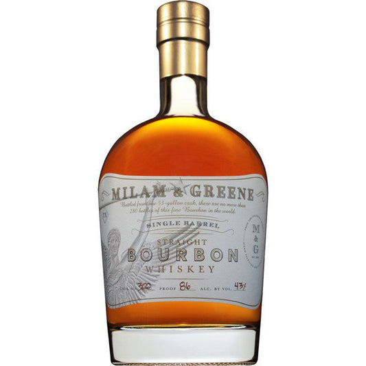 Milam & Greene Single Barrel Straight Bourbon Whiskey